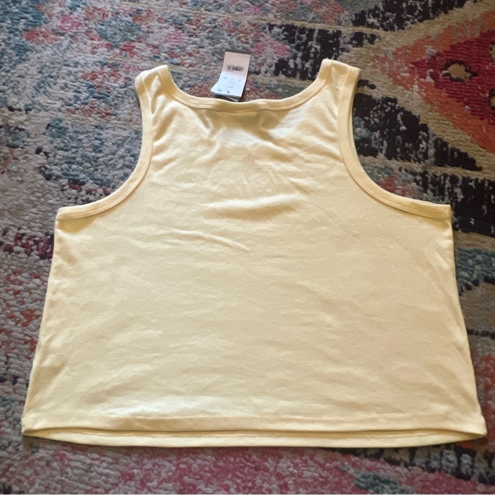 Smiley world yellow cropped tank top size XXL - Picture 3 of 6